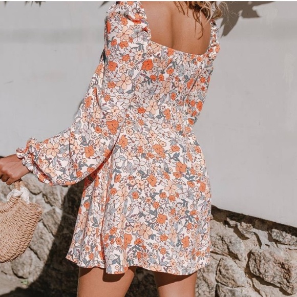 Cupshe Elodie Ditsy Dress Size M - Picture 2 of 6